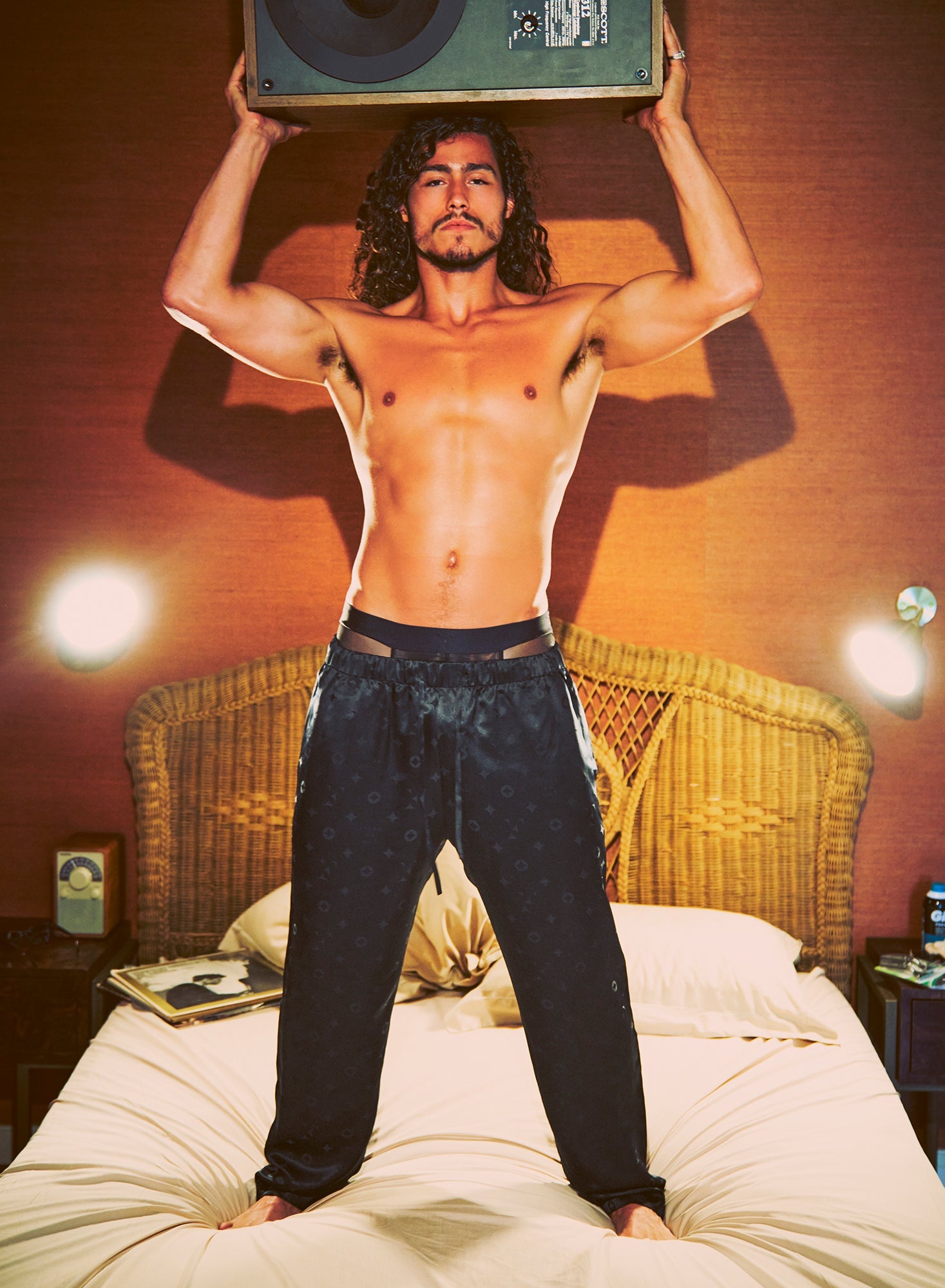 Men's Sheer Tulle Brief Black