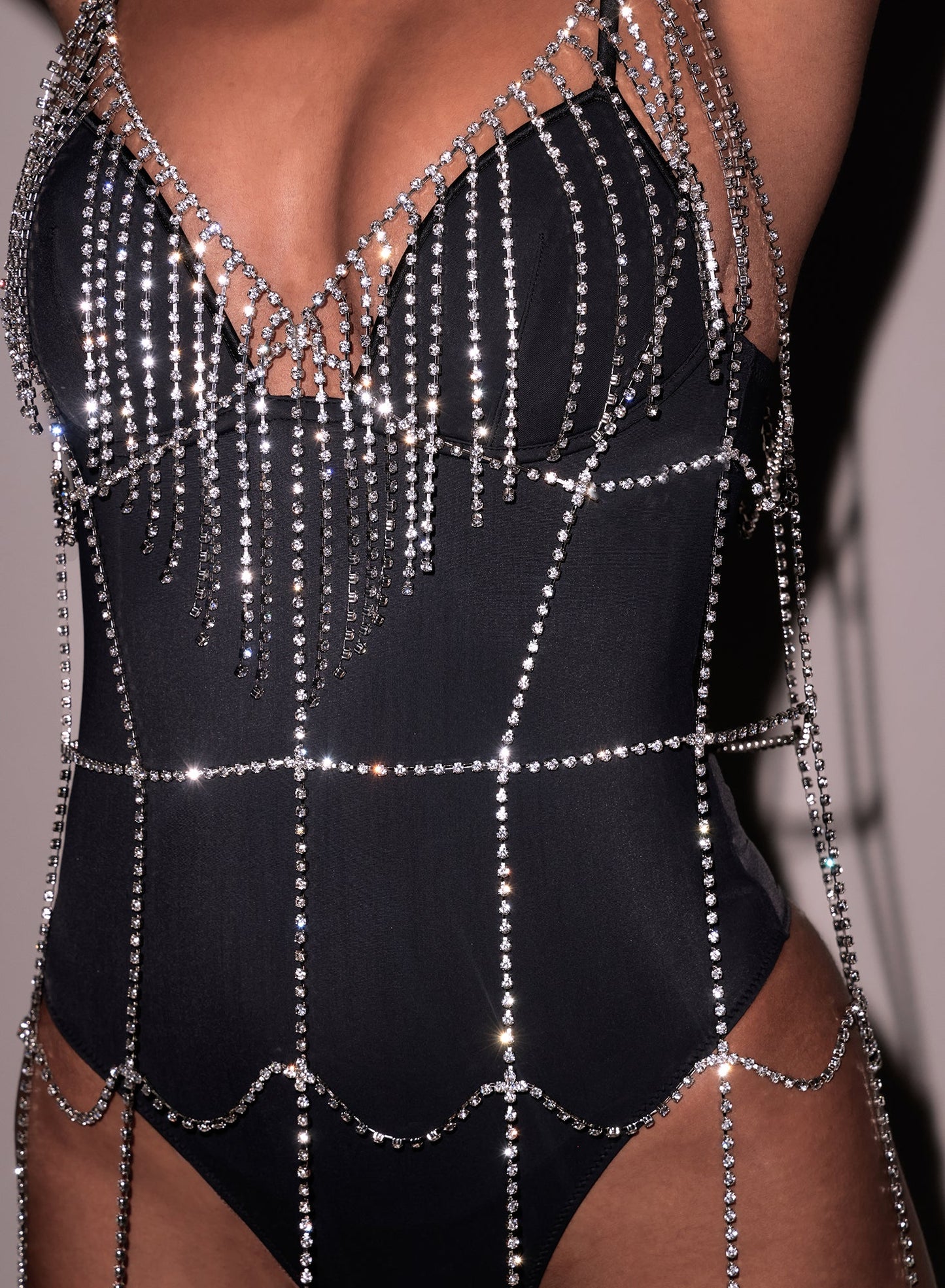 Stunning Crystal Fringe Dress