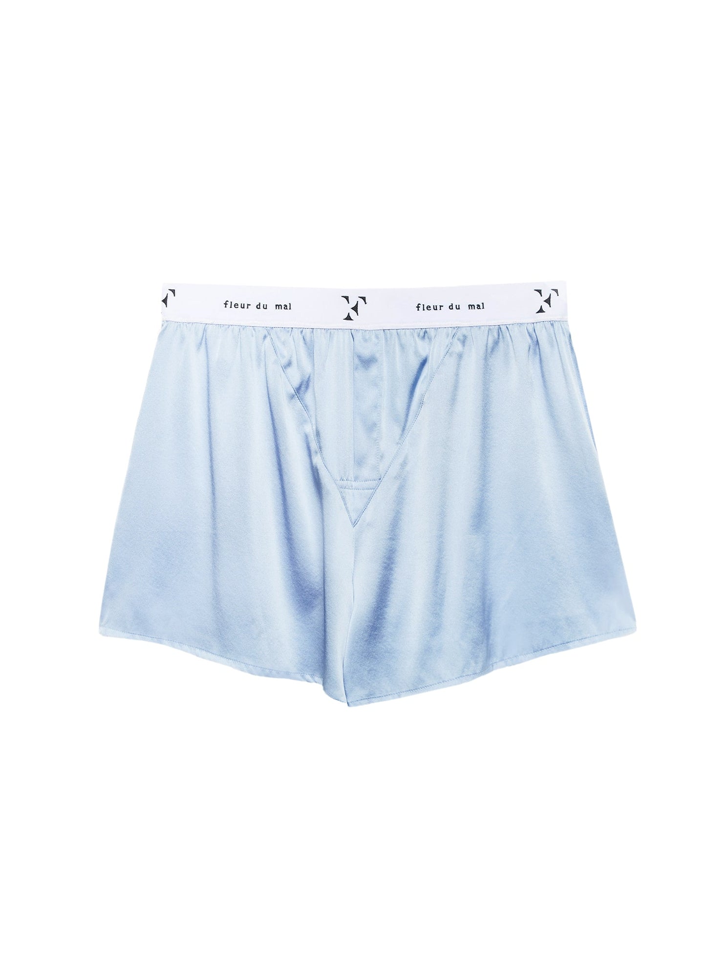 Ice Blue Silk Boxers