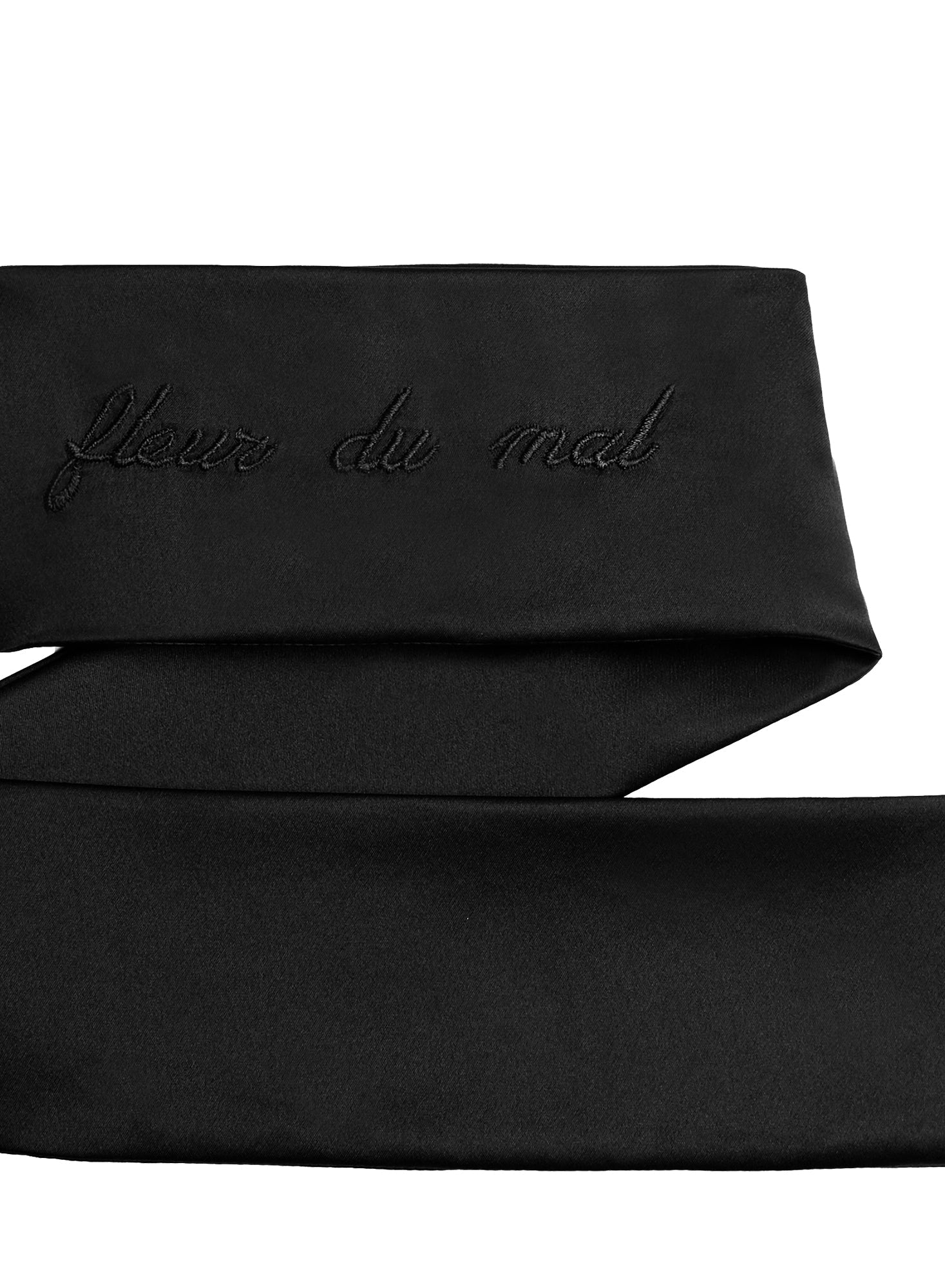 Silk Blindfold Black